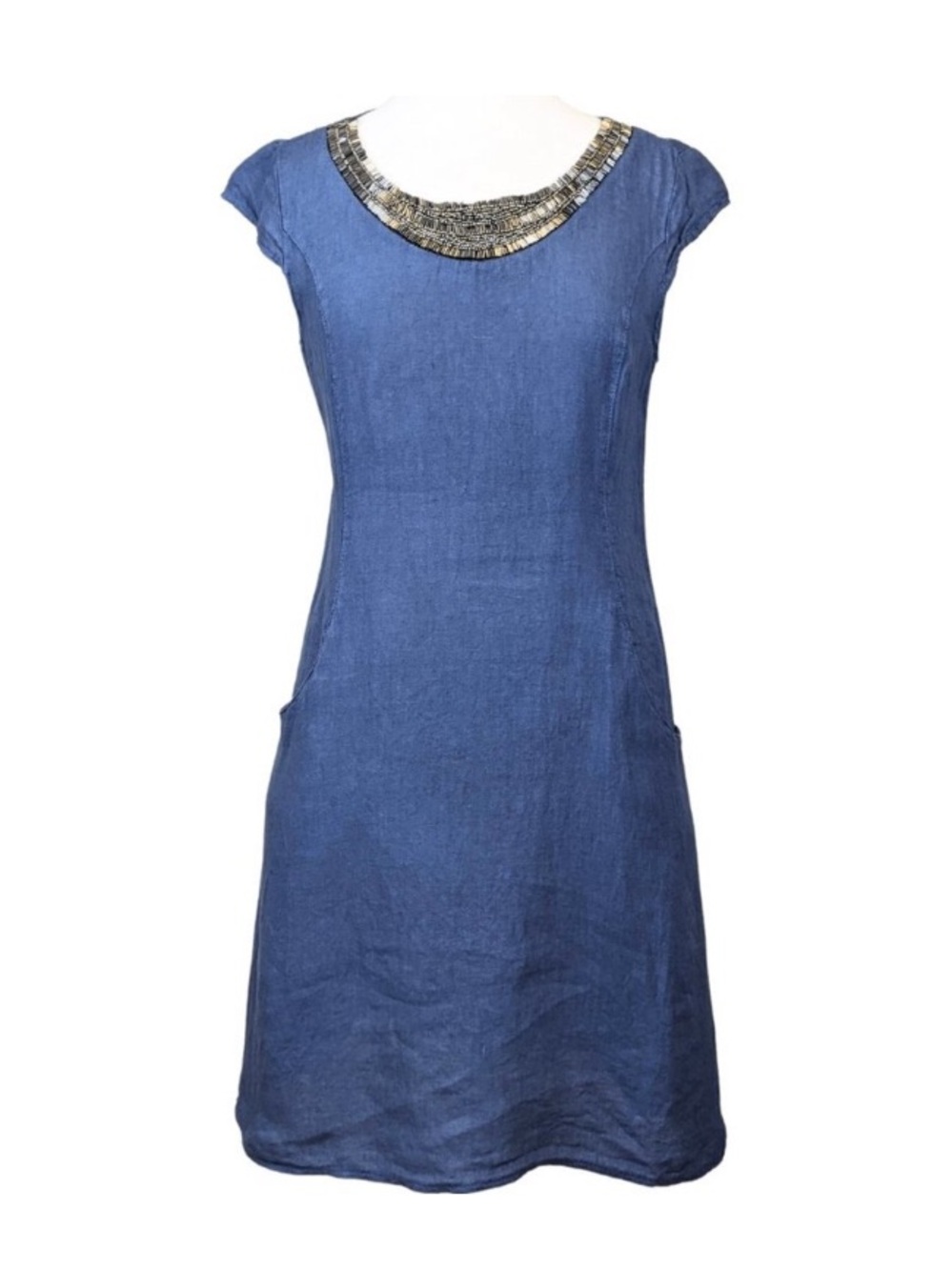 Lina Tomei Italian Linen Dress Medium